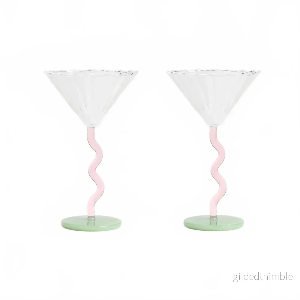 Coupeglas Curve Pink 2-pack Coupeglas Curve Pink 2-pack