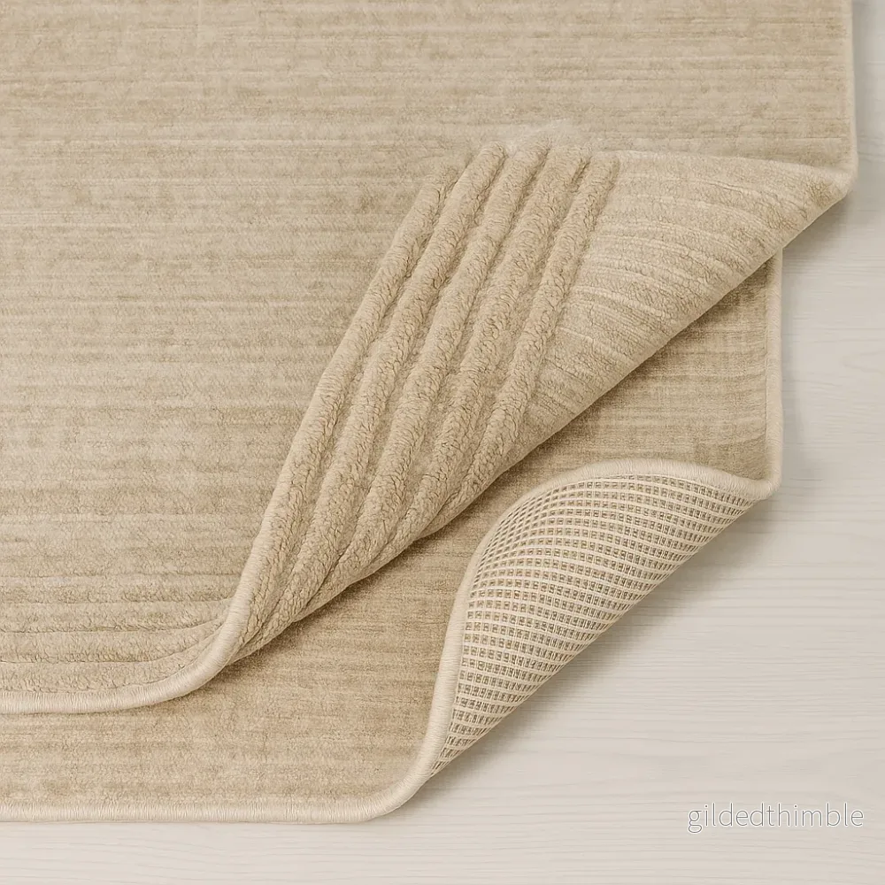 Sydney Calm – Sofistikerad Naturbeige Texturmatta med Harmonisk Ljusspel - Bild 2