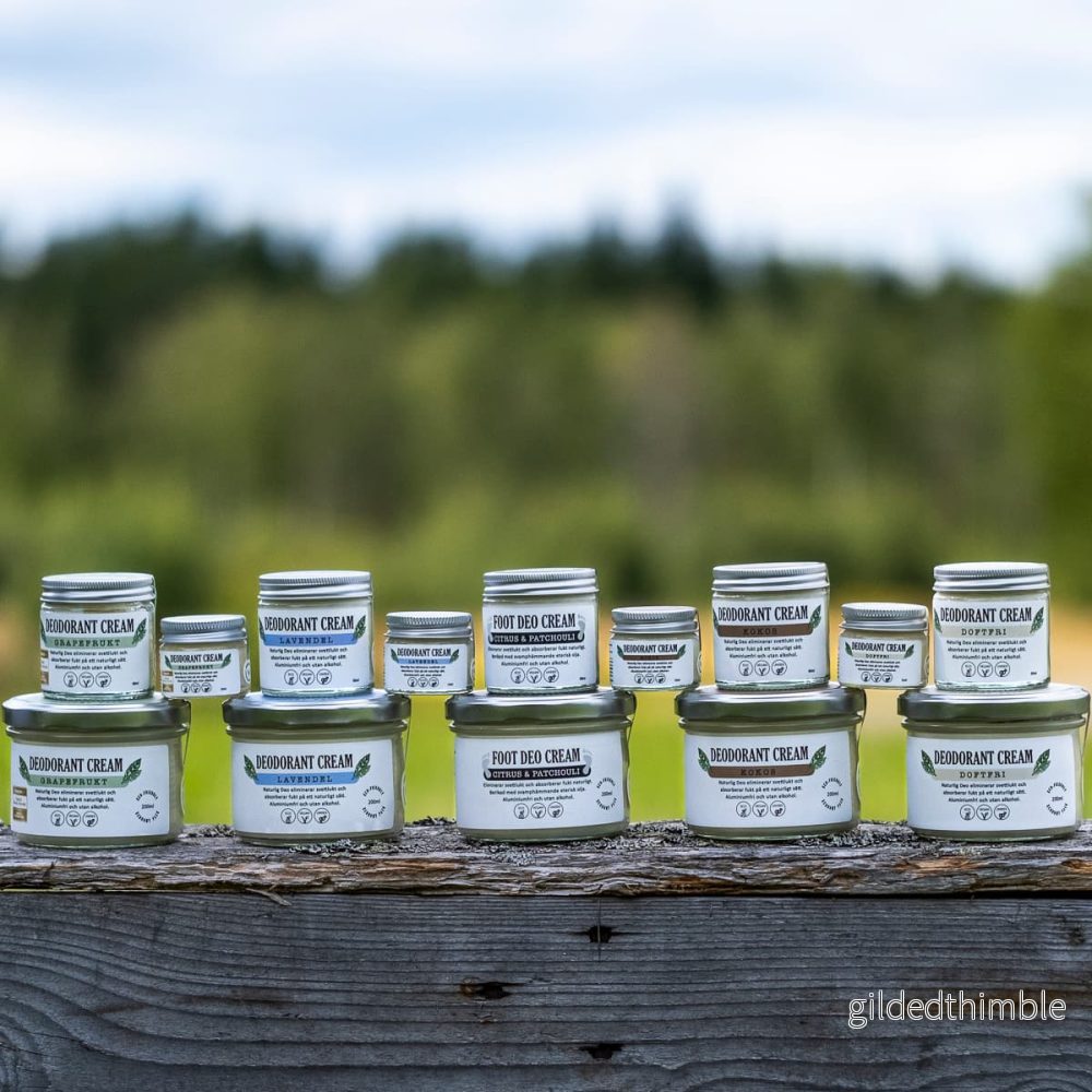 Naturlig deo – alla varianter Naturlig deo – alla varianter