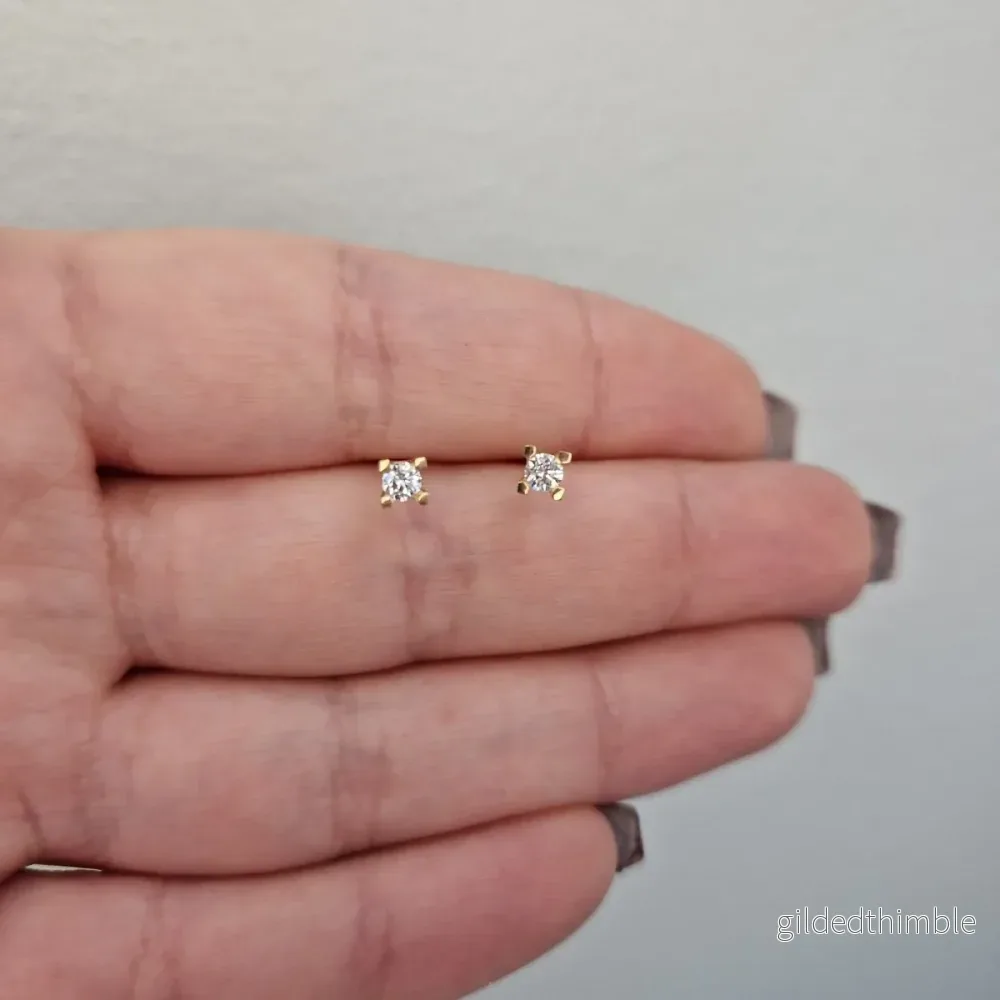 Diamant örhängen 0,20ct 18k guld Diamant örhängen 0,20ct 18k guld