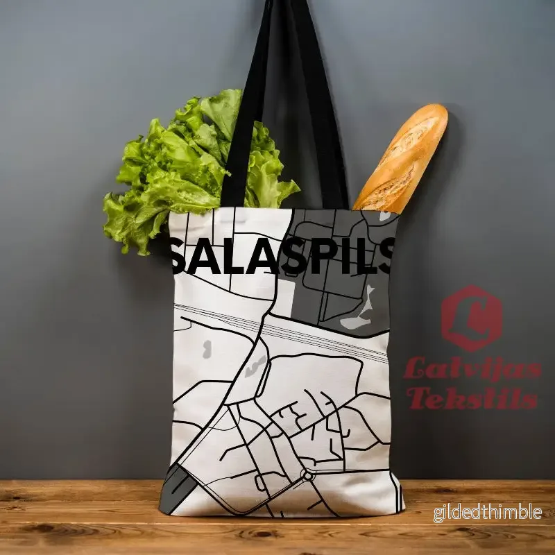Lina vai kokvilnas auduma maisiņš "Salaspils"