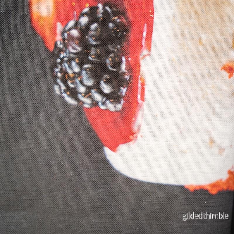 Lina dvielis | Panna Cotta ar ogām - Bild 2