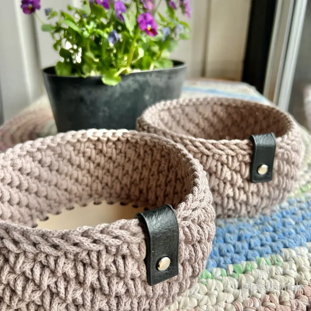 Materialkit – ”Molly” virka två korgar i Junior Materialkit – ”Molly” virka två korgar i Junior