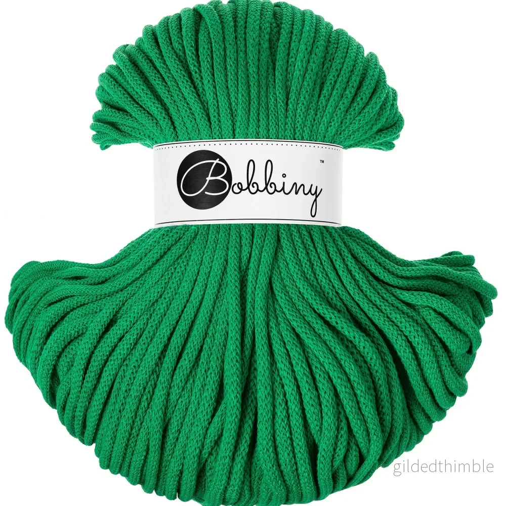 JADE GREEN Premium 5 mm. mjukt bomullssnöre