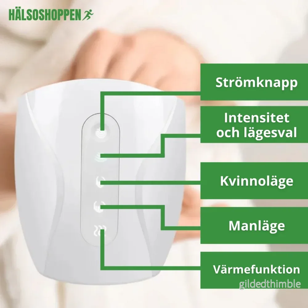 Handmassageapparat för smärtlindring och muskelavslappning - Bild 3