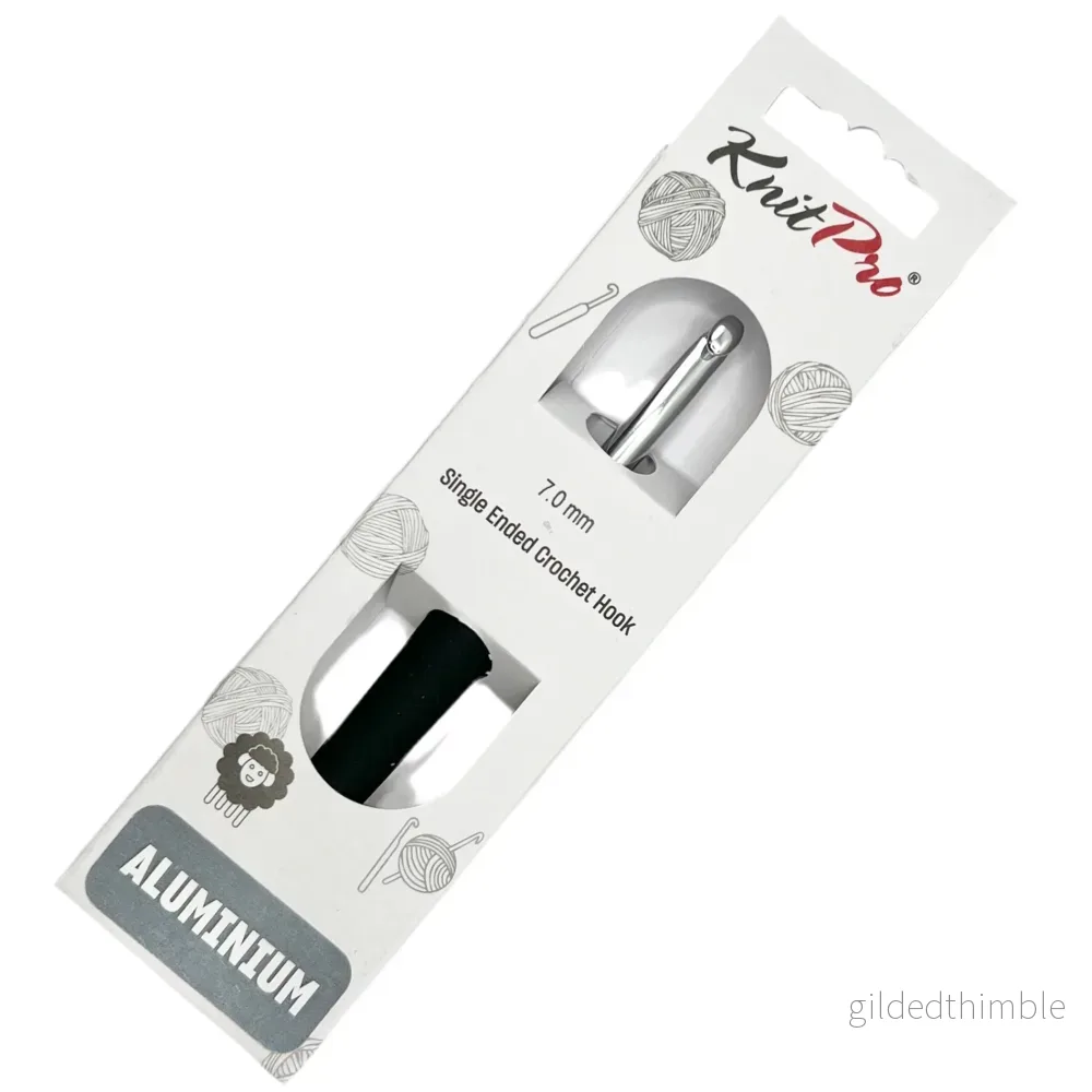 Virknål ergonomisk 7 mm. Knit Pro Silver Virknål ergonomisk 7 mm. Knit Pro Silver