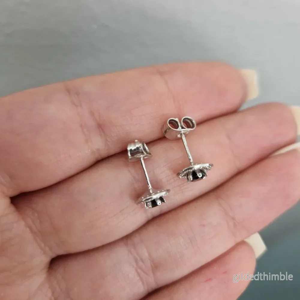 Diamant örhängen Filippa 18k vitguld - Bild 2