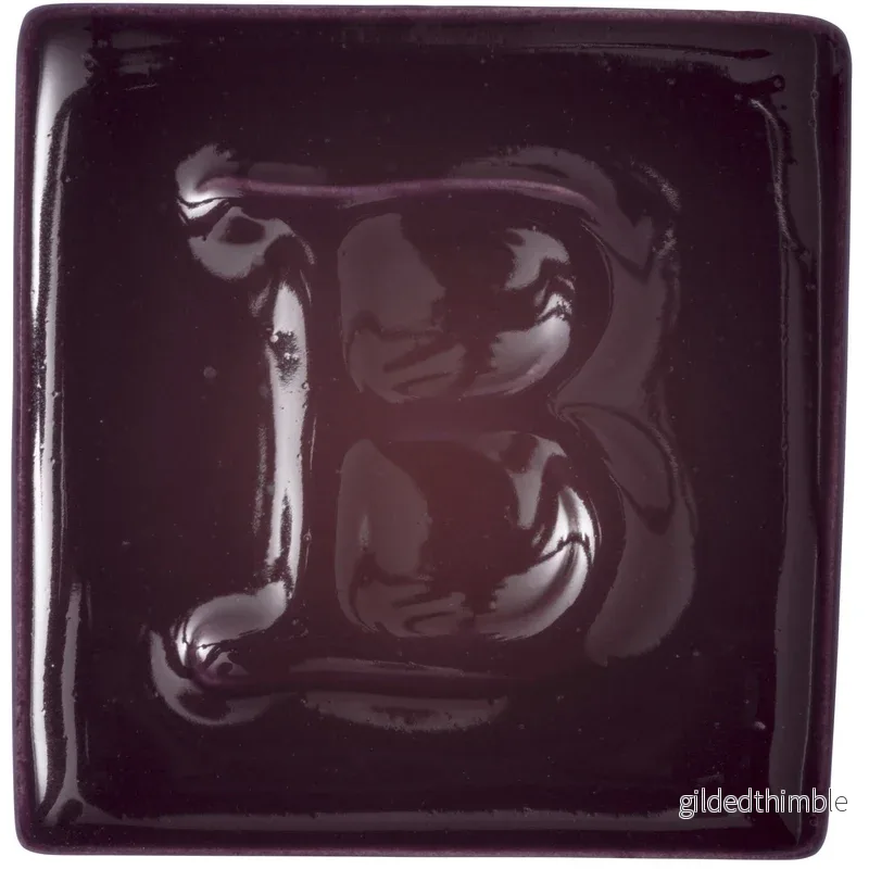 Lergodsglasyr 9562 Aubergine