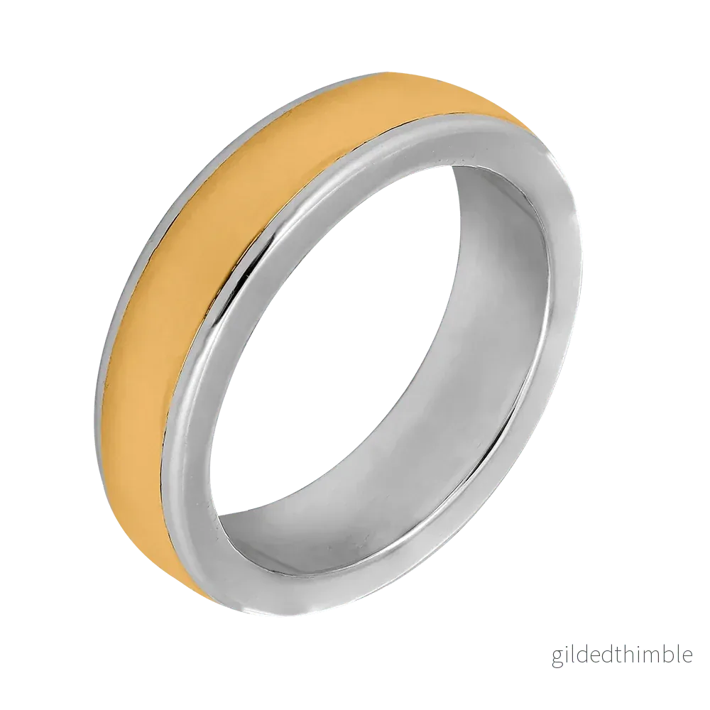 Förlovningsring Amor Stig 18k guld & silver 925