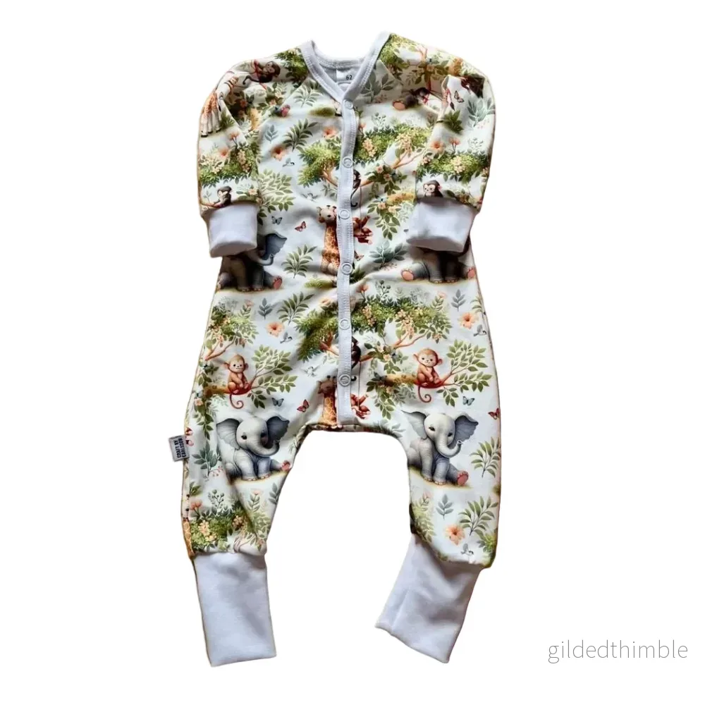 Pyjamas bebis och barn, stl 56-92 ca 1 mån-2 år | Djungeldjur Pyjamas bebis och barn, stl 56-92 ca 1 mån-2 år | Djungeldjur