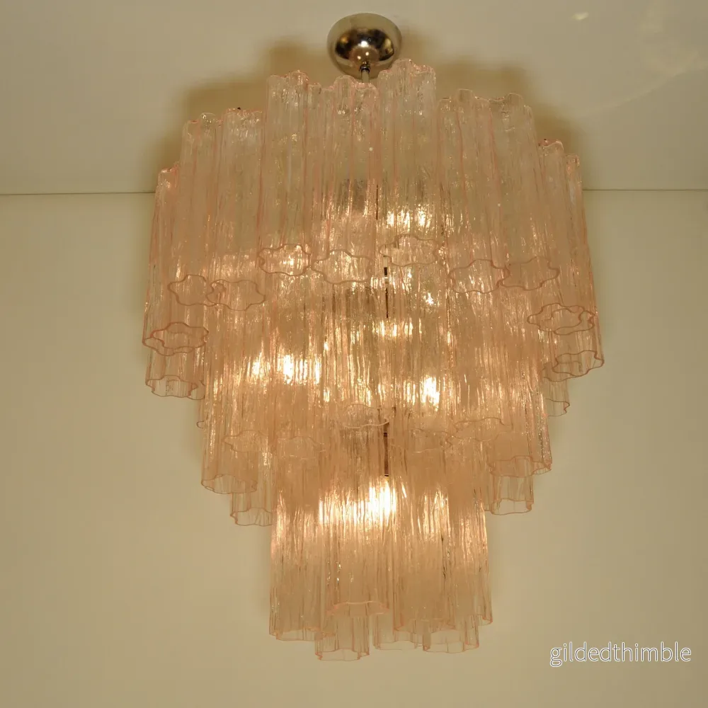 Murano Rosa Ljuskrona - Bild 3