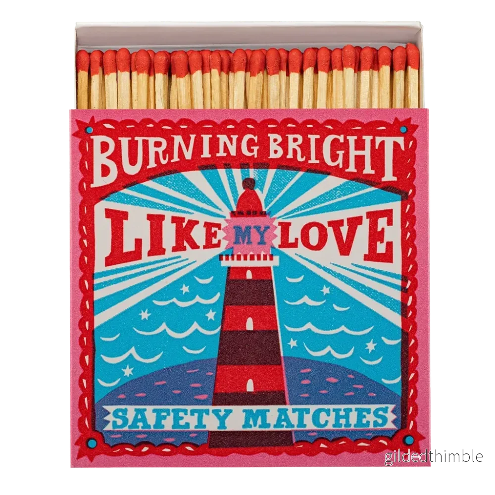 Tändstickor burning bright