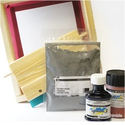 Decopotterycolour, Serigrafi startset inkl. Potters Tissue