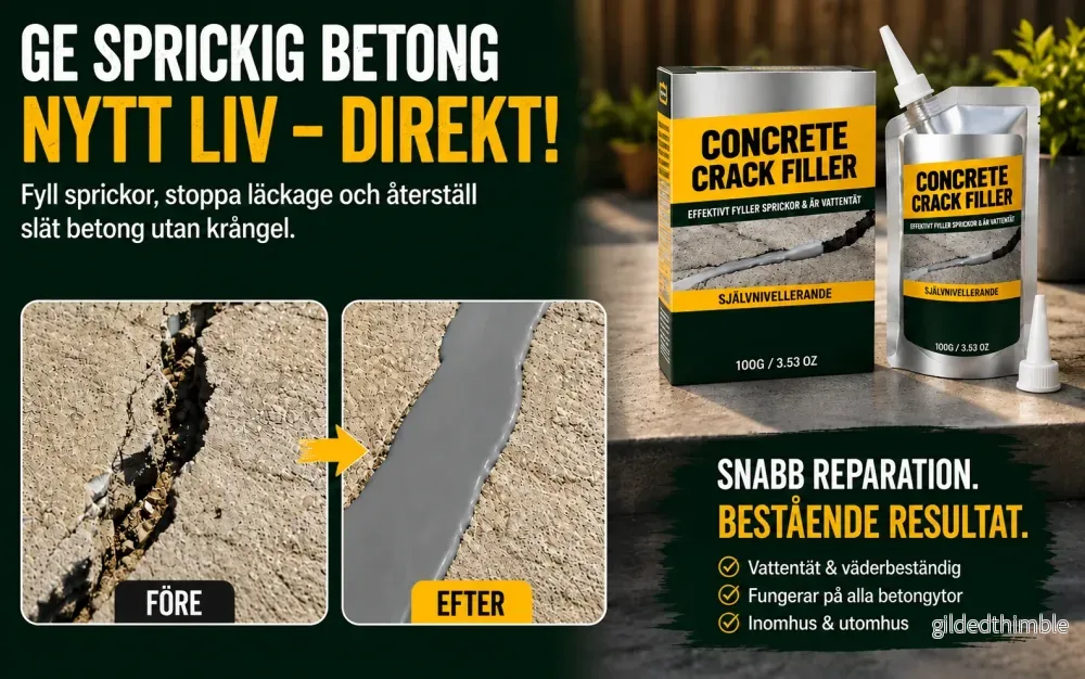 SprickFix™ - Sprickfyllare – täta betongsprickor innan de blir större - Bild 2