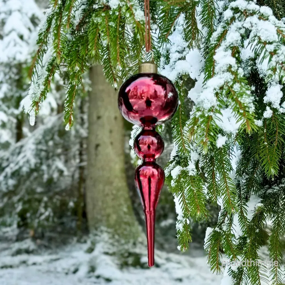 Spira Glas Röd Glansig - Bild 3