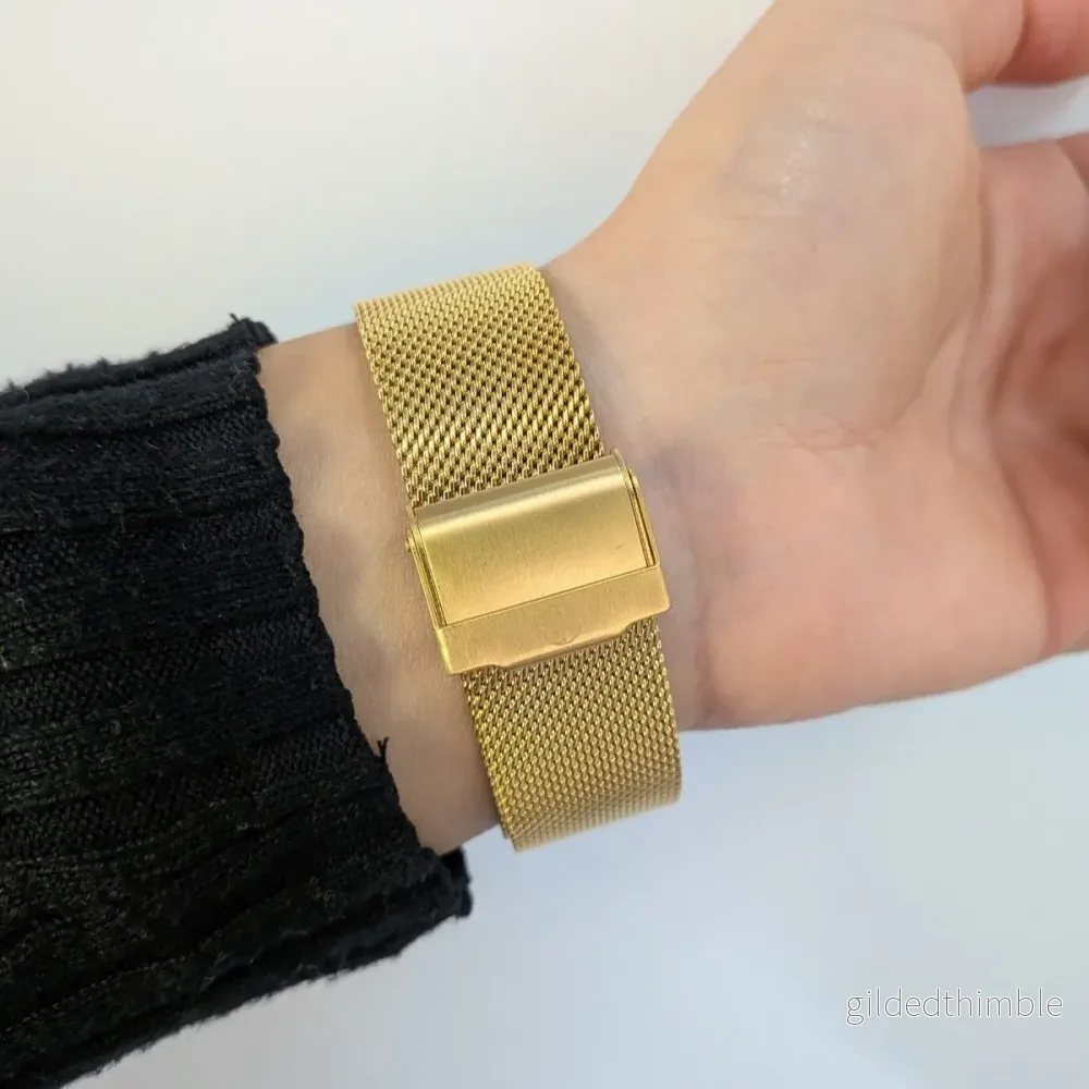 Berlin & Son - Black & Gold Mesh 40mm - Bild 3