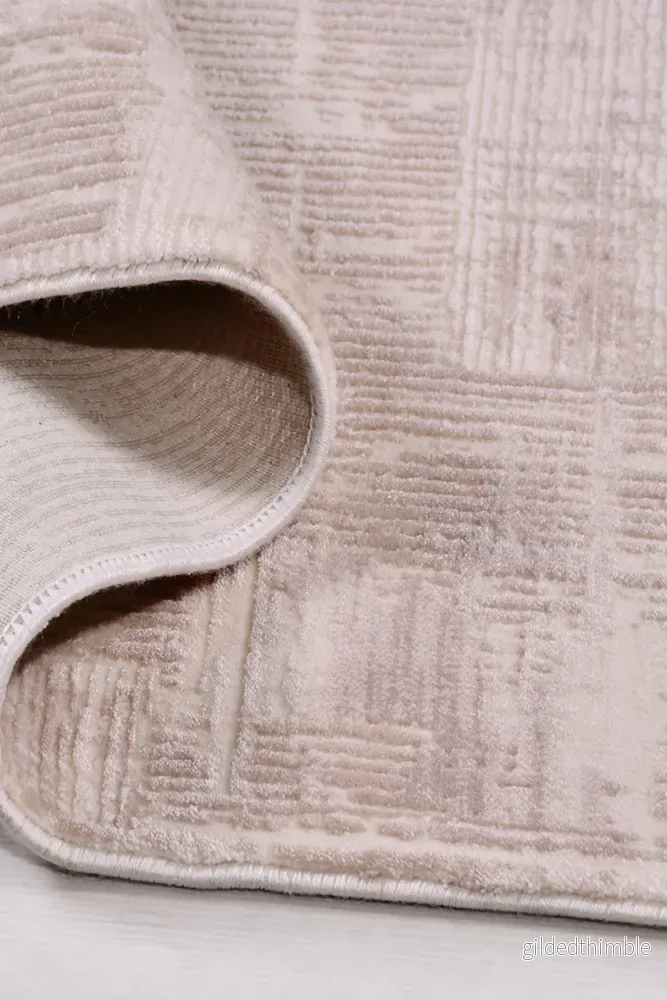 Ortaköy BeigeStruktur – Mönsterrik enkelhet i beige ton - Bild 3