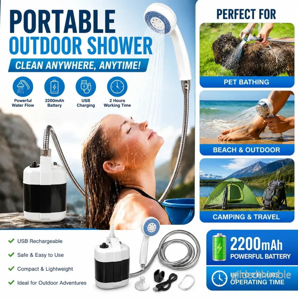 🚿CampFlow™ – Duscha var som helst, när som helst! 🚿CampFlow™ – Duscha var som helst, när som helst!