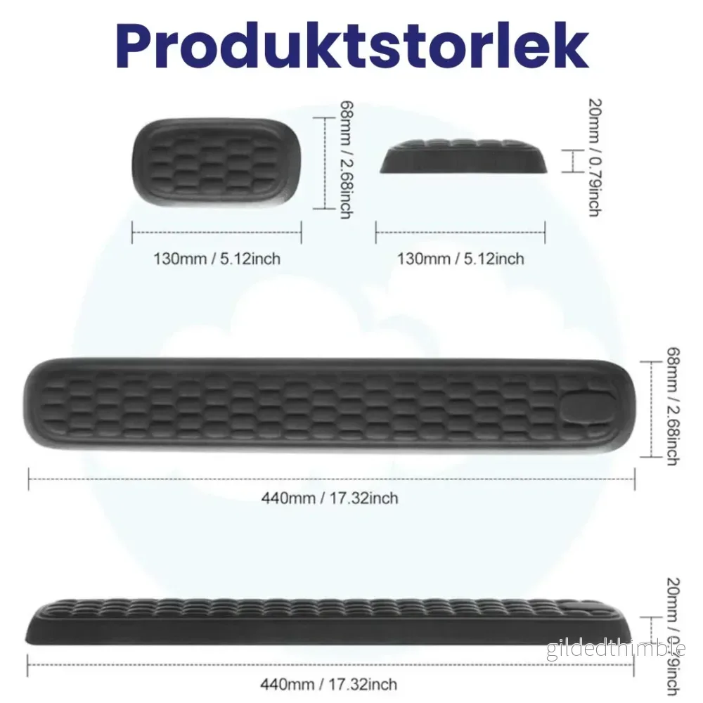 Handledsstöd i Memory Foam – Komfort vid Dator och Laptop - Bild 2