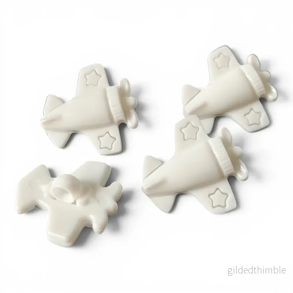 Barnknapp Flygplan 4 pack Barnknapp Flygplan 4 pack