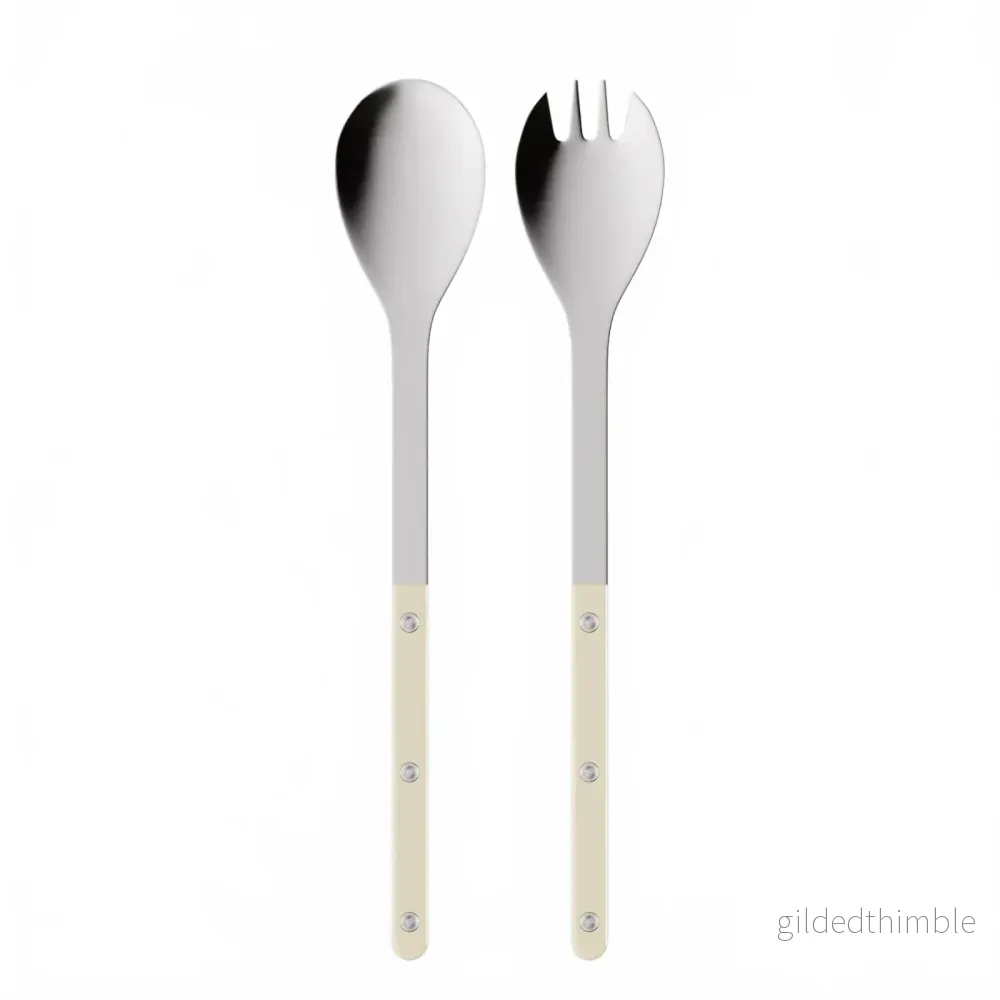 Salladsbestick Sabre Paris Ivory