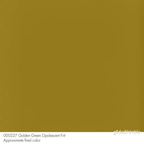 Be 0227-0002 Golden Green Opaque Fritt Medium - Bild 2