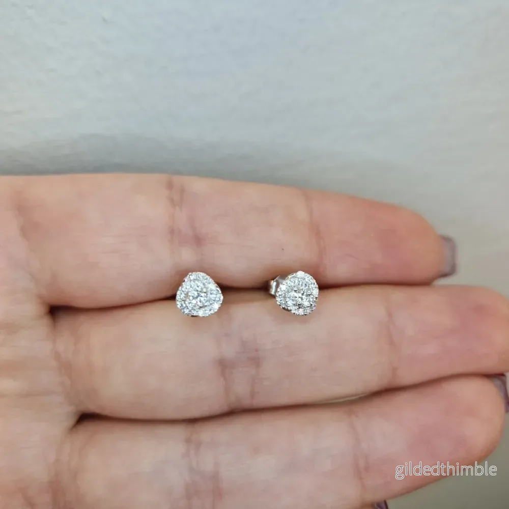 Diamant örhängen Viktoria 18k vitguld Diamant örhängen Viktoria 18k vitguld