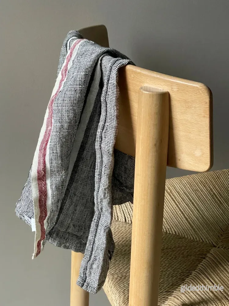 Kökshandduk linne 'French Stripe' - Bild 2