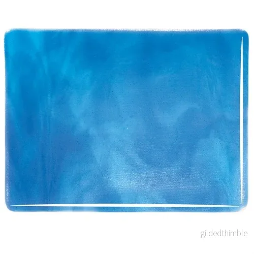 2416-0030 Ljus turkos, Medium Blue Streaky 3mm 2416-0030 Ljus turkos, Medium Blue Streaky 3mm