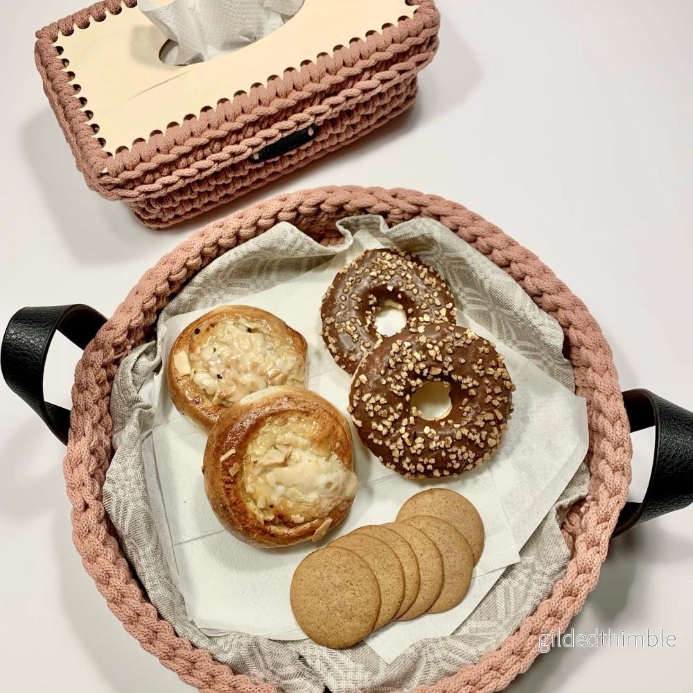 Materialkit - "Wendy" virka ett fika-kit - Bild 2