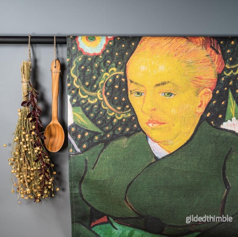 Lina dvielis | Vinsents van Gogs ”Šūpuļdziesma” Lina dvielis | Vinsents van Gogs ”Šūpuļdziesma”