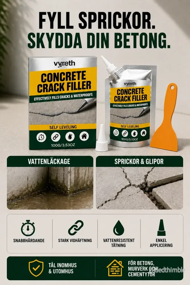 SprickFix™ - Sprickfyllare – täta betongsprickor innan de blir större - Bild 3