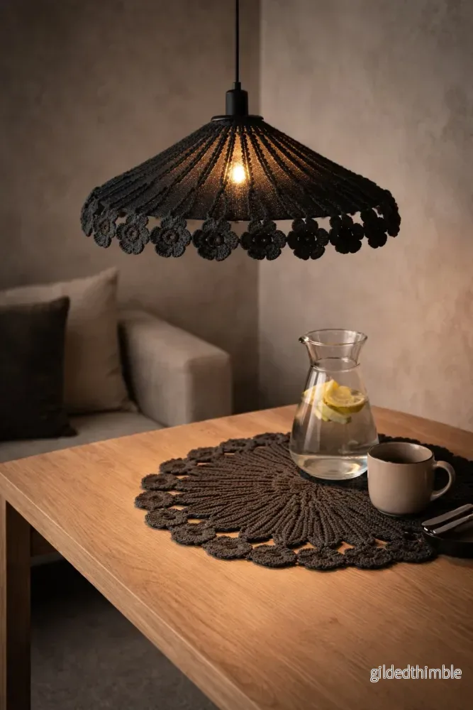 Vintage mönster – Duk & lampslöja Vintage mönster – Duk & lampslöja