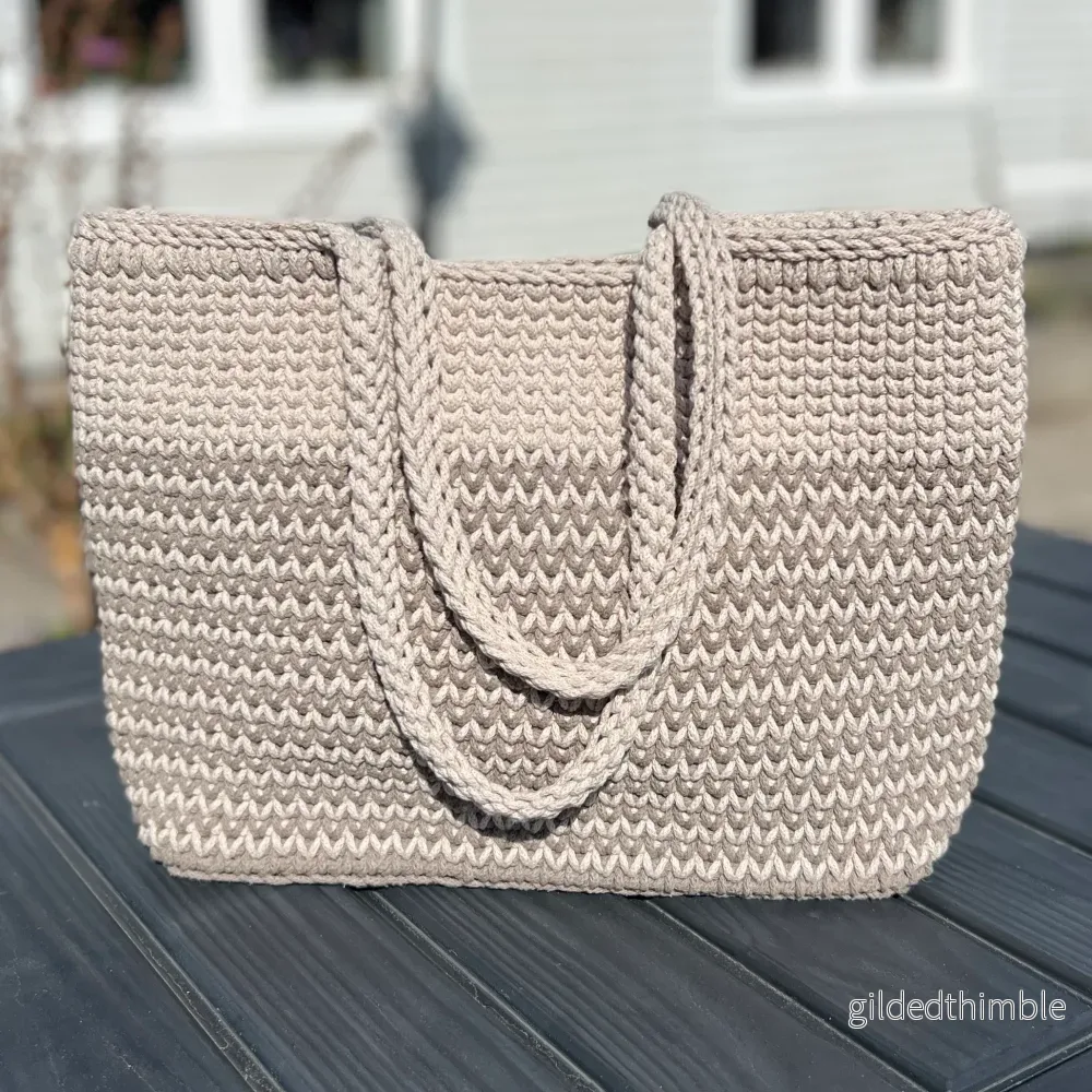 Materialkit "Celine" - En väska i Junior som ser stickad ut - Bild 2