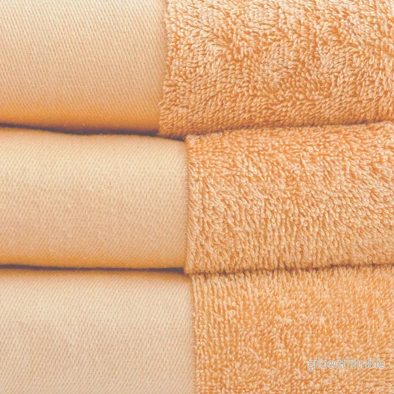 Klasiskais frotē dvielis 450 g/m² | Aprikoze - Bild 2
