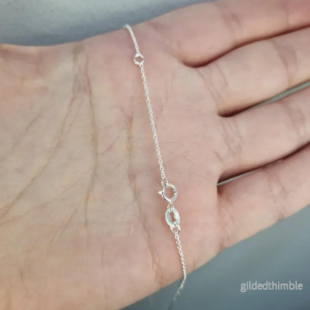 Ängel i silver med kedja - Bild 2