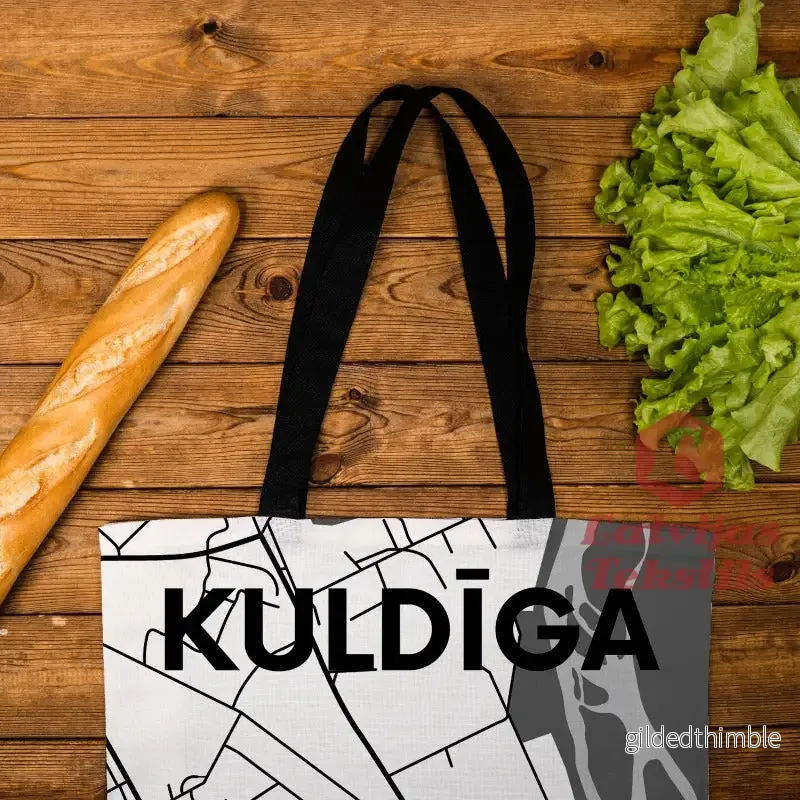 Lina vai kokvilnas auduma maisiņš "Kuldīga" - Bild 3