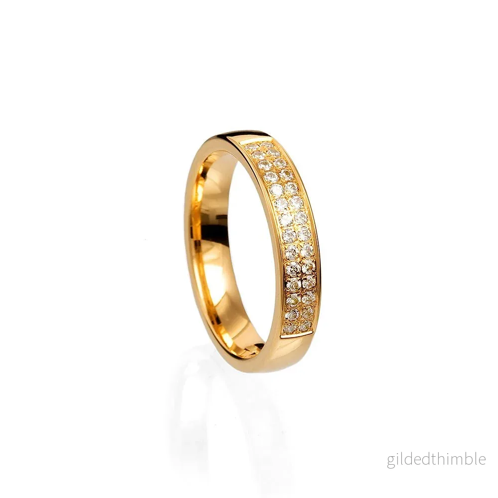 Vigselring Amalia 18k guld