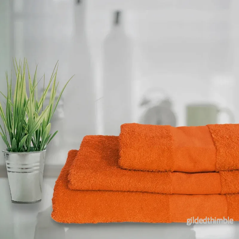 Ikdienas frotē dvielis 360 g/m² | Oranžs