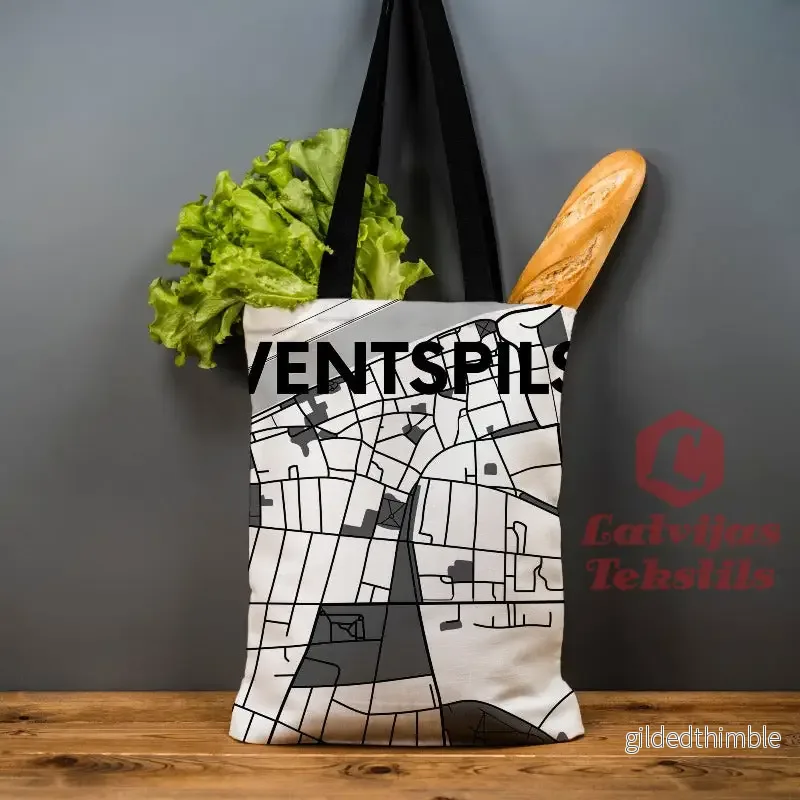 Lina vai kokvilnas auduma maisiņš ”Ventspils” Lina vai kokvilnas auduma maisiņš ”Ventspils”