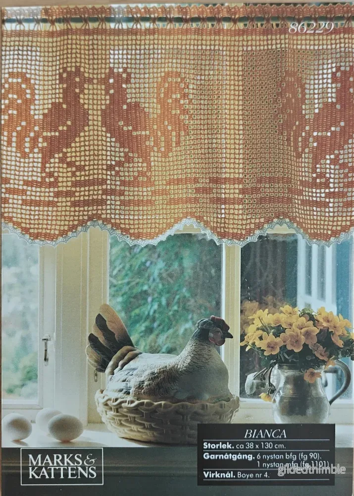 Vintage virkmönster – PåskGardin | Marks & katten nr 86229 | Original mönsterblad Vintage virkmönster – PåskGardin | Marks & katten nr 86229 | Original mönsterblad