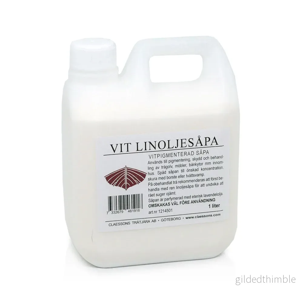 Vit linoljesåpa Vit linoljesåpa