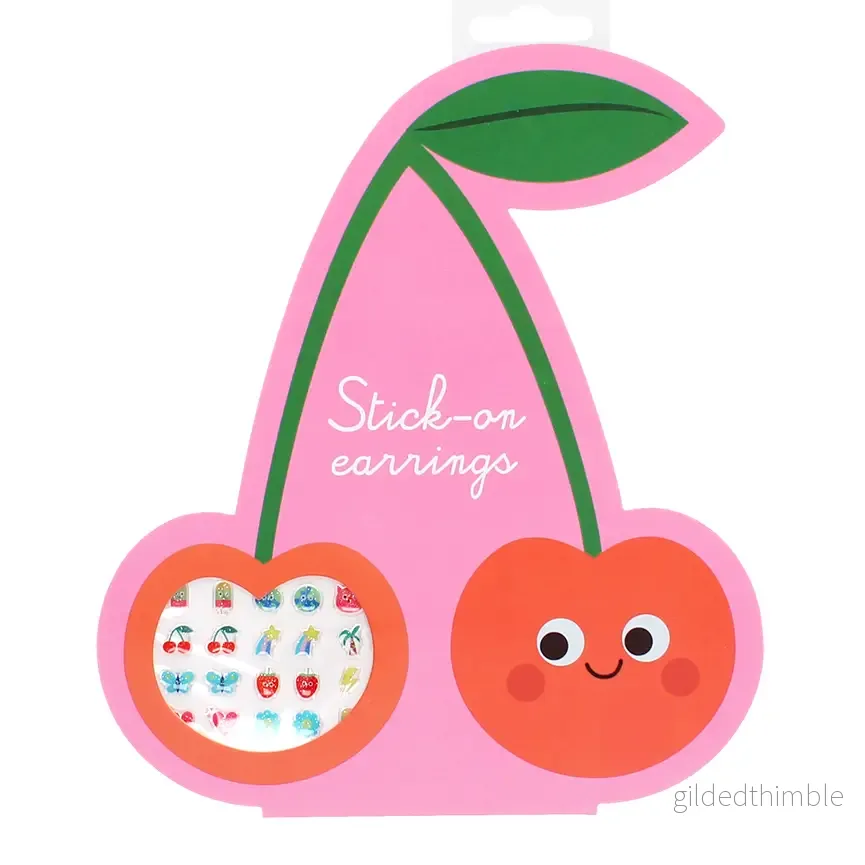 Stick on Earrings Cherry Stick on Earrings Cherry