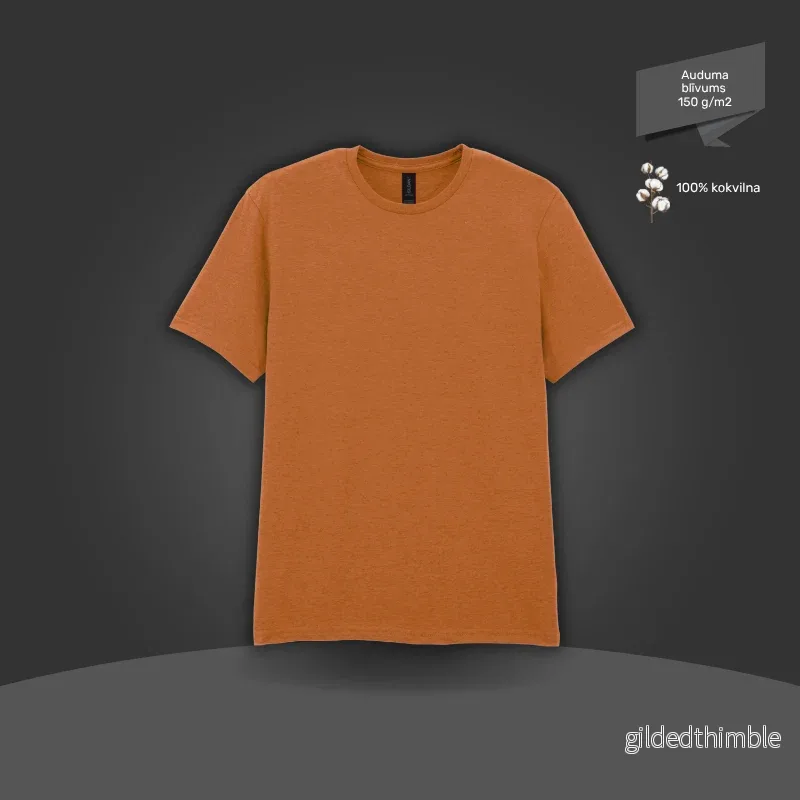 Pamata T-krekls | 150 g/m² | Dziļi oranžs