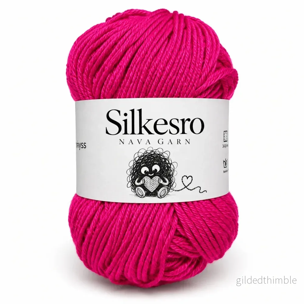 Silkesro – Mjukt babygarn med kashmir, 50 g / ca 140 m - Bild 3