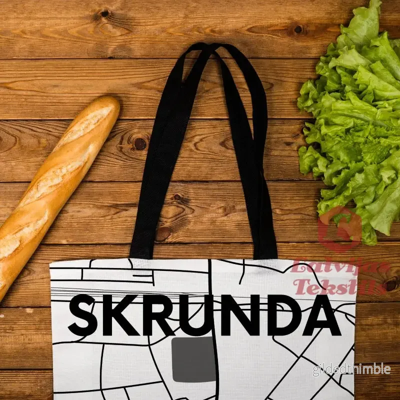 Lina vai kokvilnas auduma maisiņš "Skrunda" - Bild 2