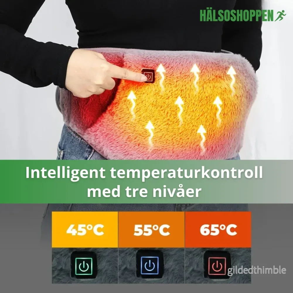 Elektriskt värmebälte med handvärmUSB Värmebälte med Handvärmareare - Bild 2