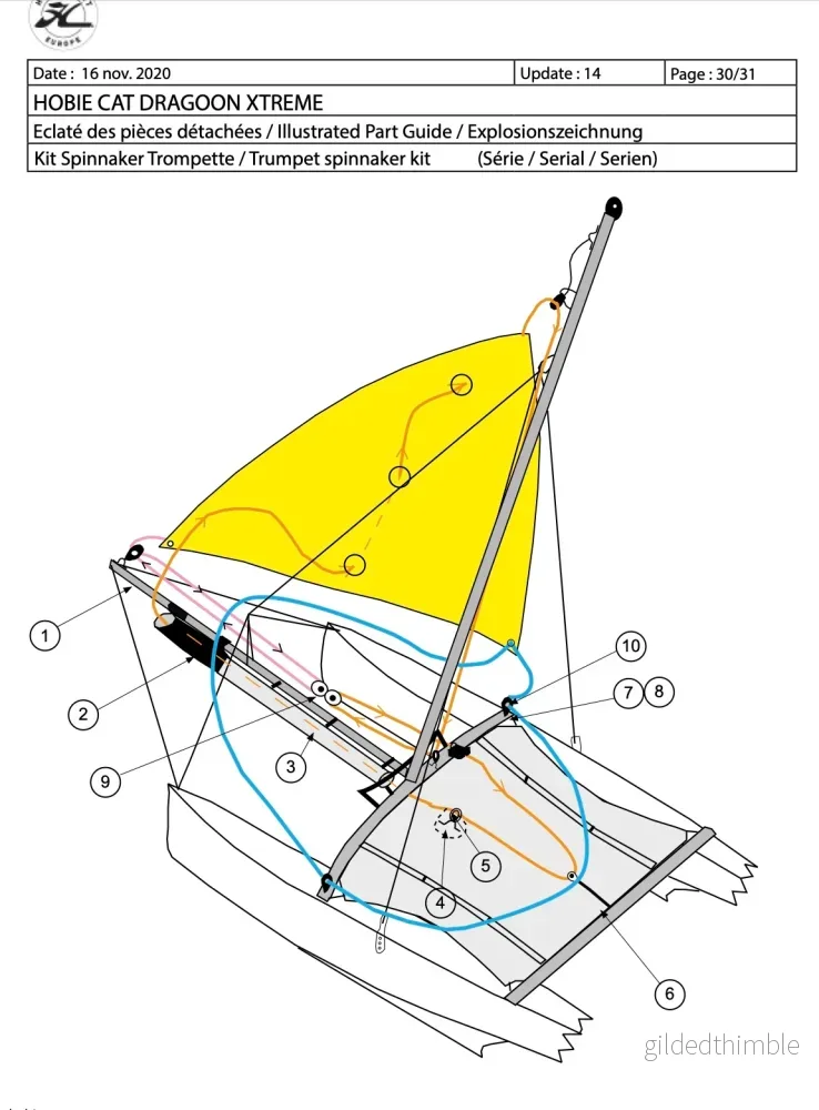 Hobie DRAGOON SPI / GENNAKER KIT