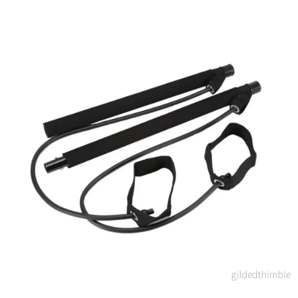 Pilatesstång med Motståndsband – Hemmaträning - Bild 2