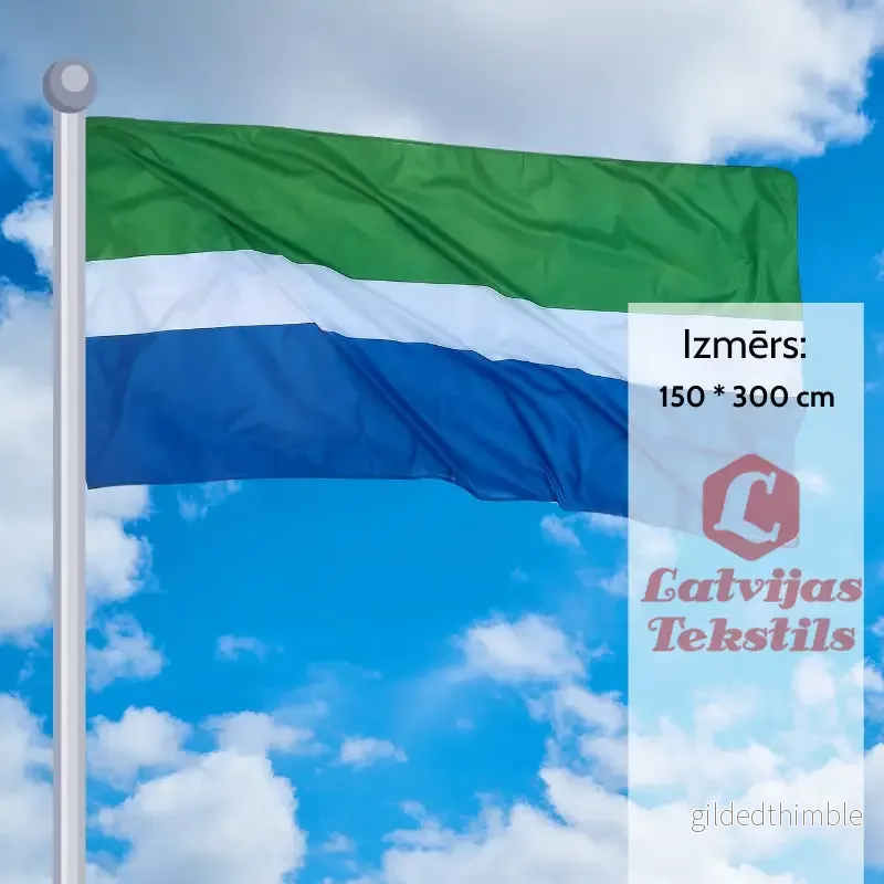 Lībiešu (līvu) karogs fasādei un mastam | 150 * 300 cm
